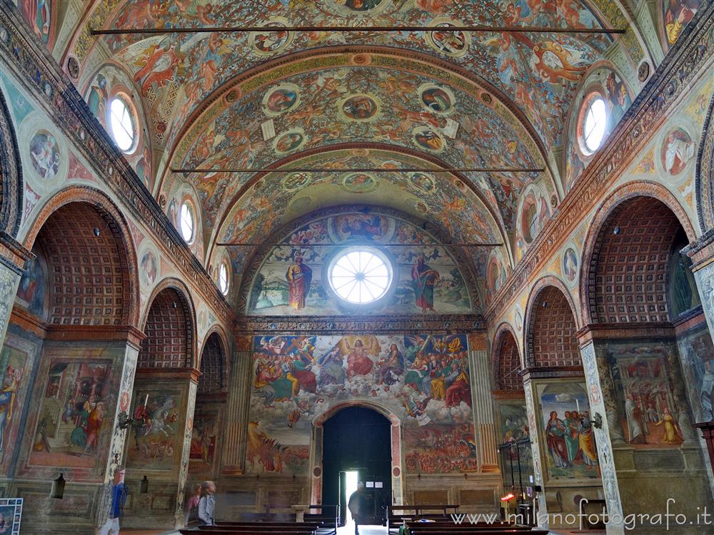 Soncino (Cremona, Italy) - Nave of the Church of Santa Maria delle Grazie